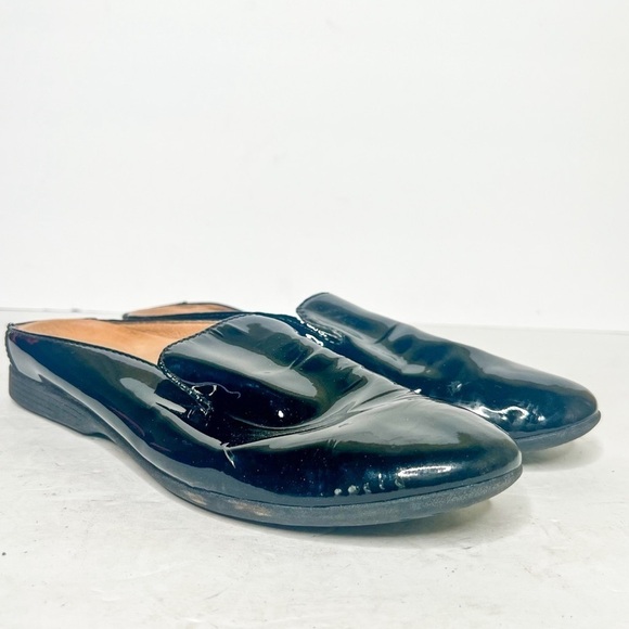 Dansko Black Patent Leather Slide On Mules Size 39 9 Women’s - Picture 1 of 7